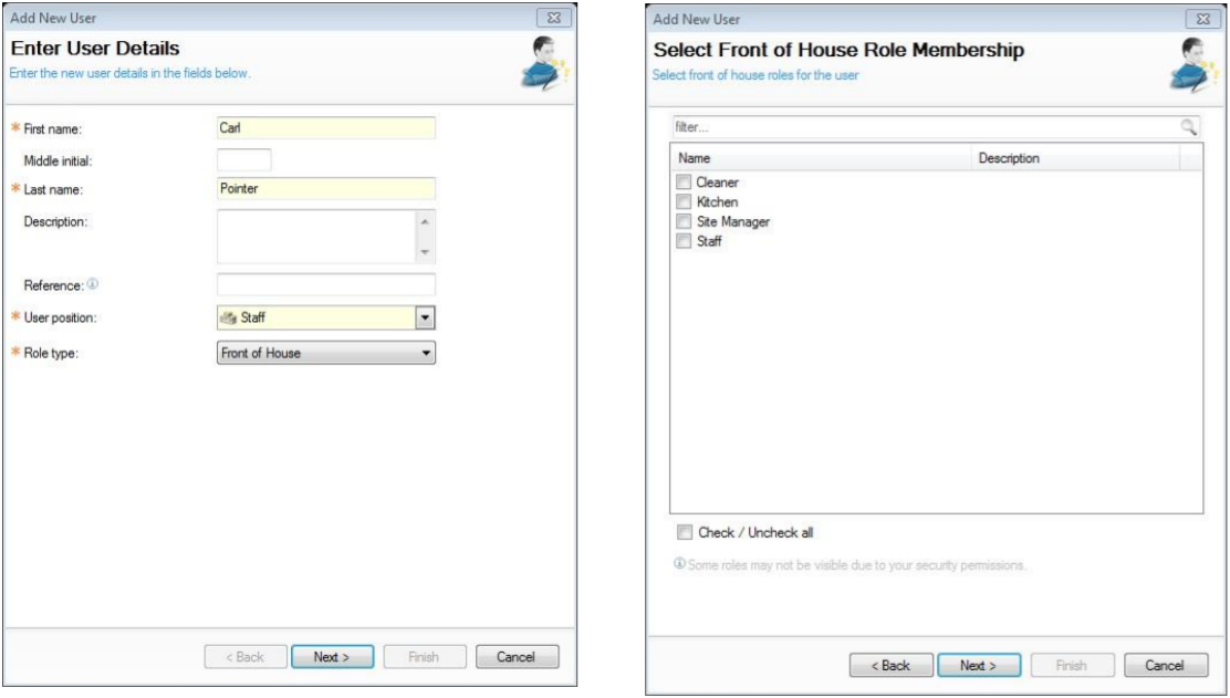 Aztec How To - Staff & Security - Adding a FOH User