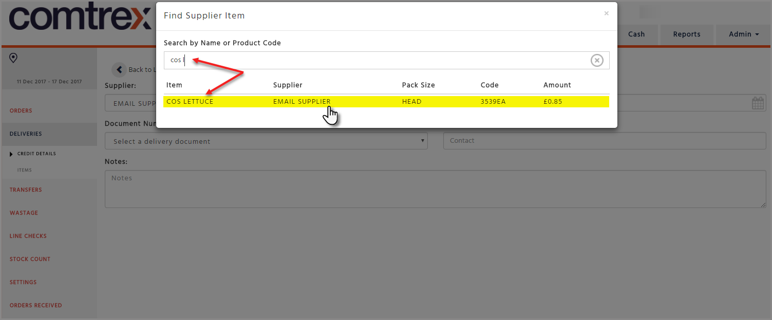Enterprise - Stock - Invoices And Credits