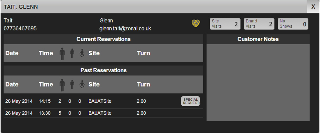 Viewing Customer Information
